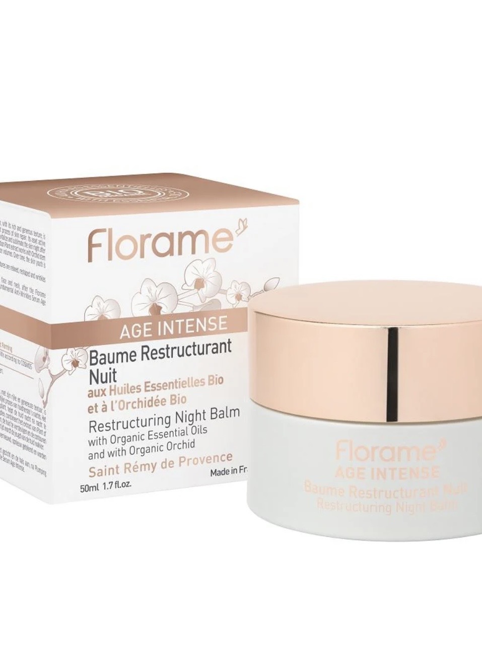 FLORAME Restructuring Night Balm 有機蘭花抗皺緊緻修復晚霜 [50ml]