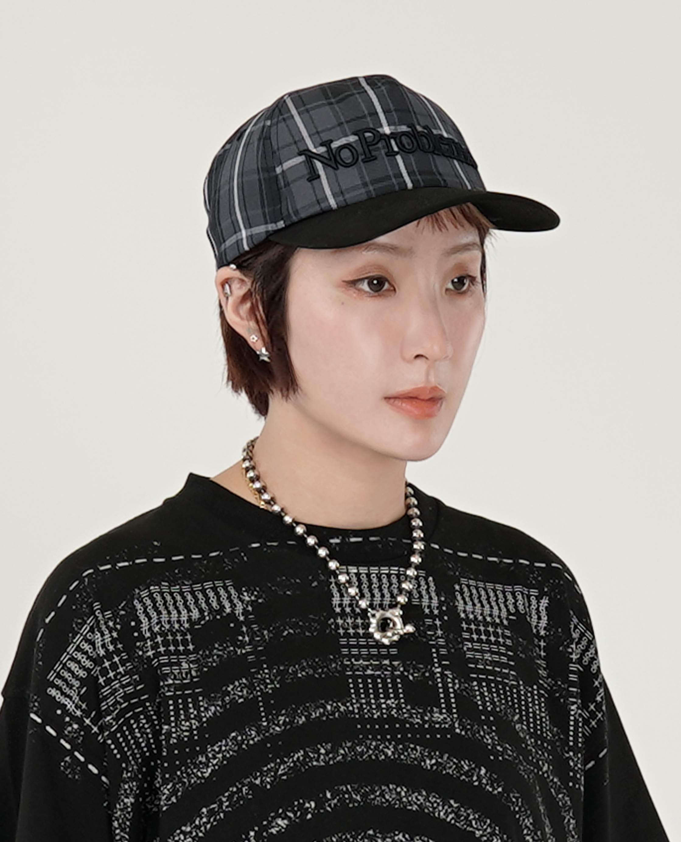 No Problemo No Problemo Plaid Cap - 26SS