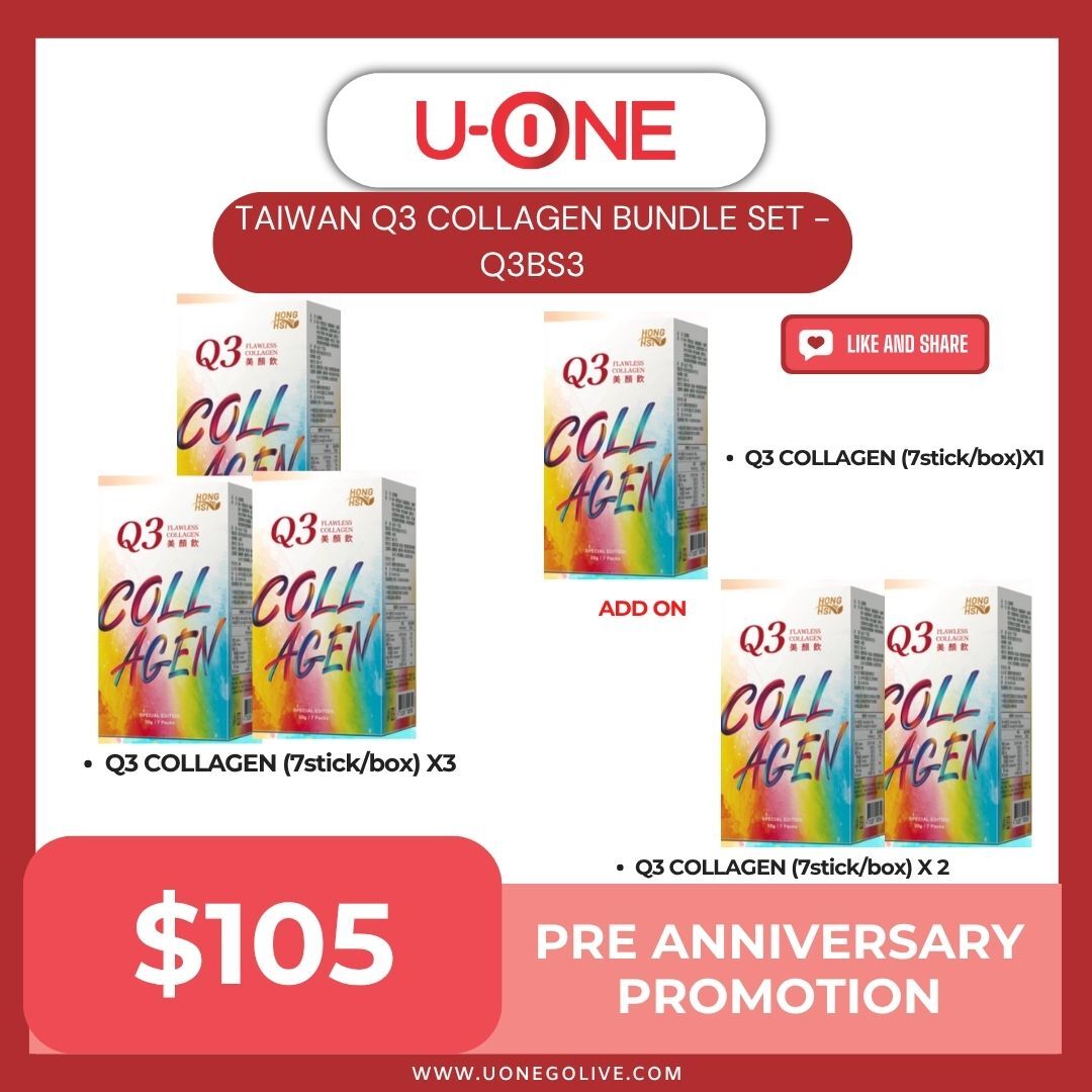 TAIWAN Q3 COLLAGEN BUNDLE SET - Q3BS3