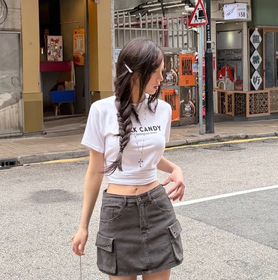 【15.4 完額外95折優惠！首批優惠價預訂】韓國MILK CANDY TEE（2色）