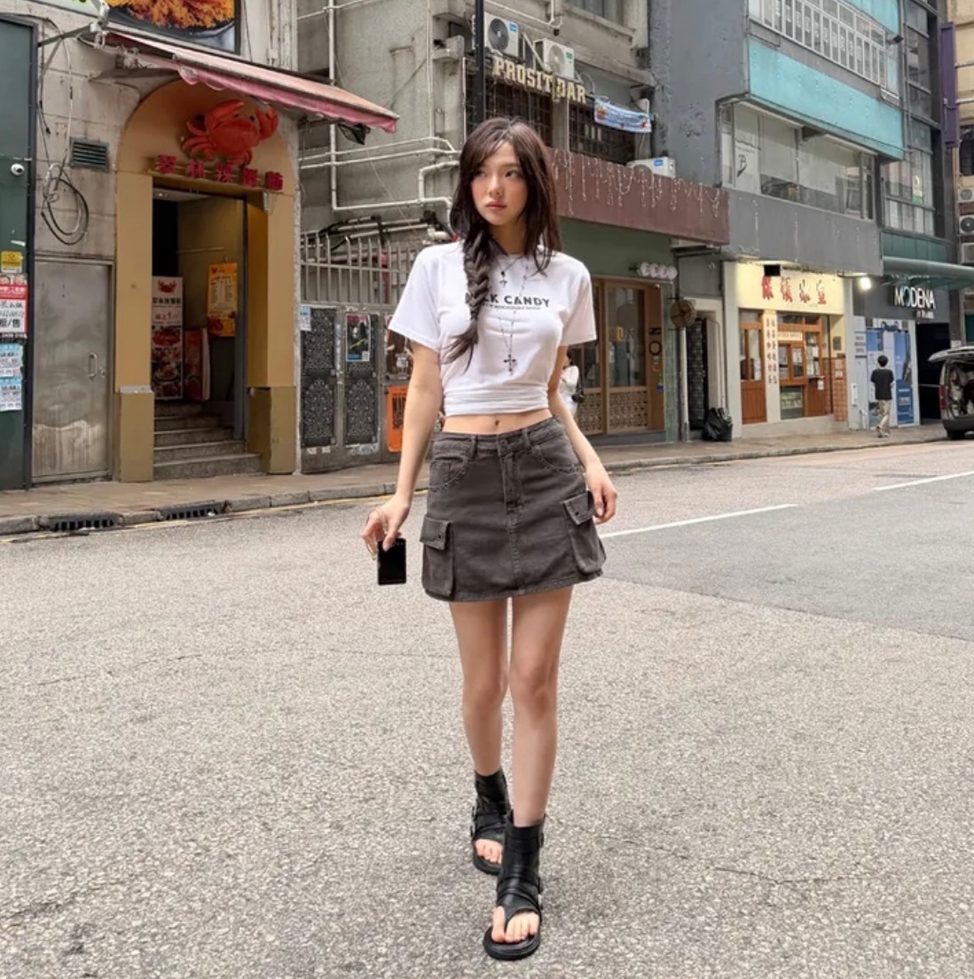 【15.4 完額外95折優惠！首批優惠價預訂】韓國MILK CANDY TEE（2色）