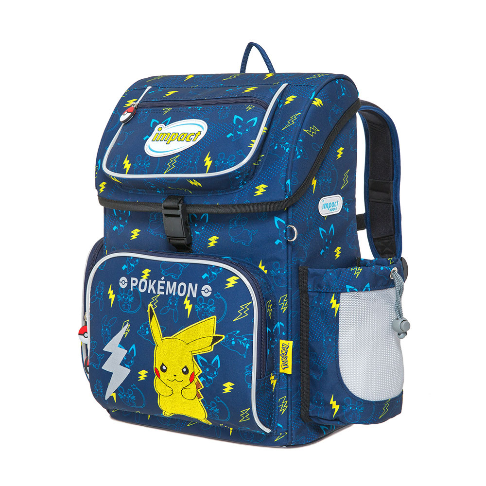 IMPACT 怡寶 寶可夢懸浮磁扣 新世代標準型護脊書包 藍色 IMPKM706NY