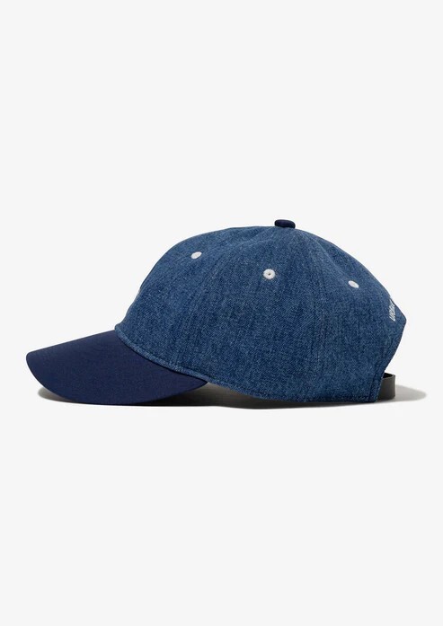 -(B05)-WTAPS T-6M 07 / CAP / COTTON. DENIM 牛仔布 棒球帽 14盎司 刺繡圖案 藍色-261HCDT-HT11