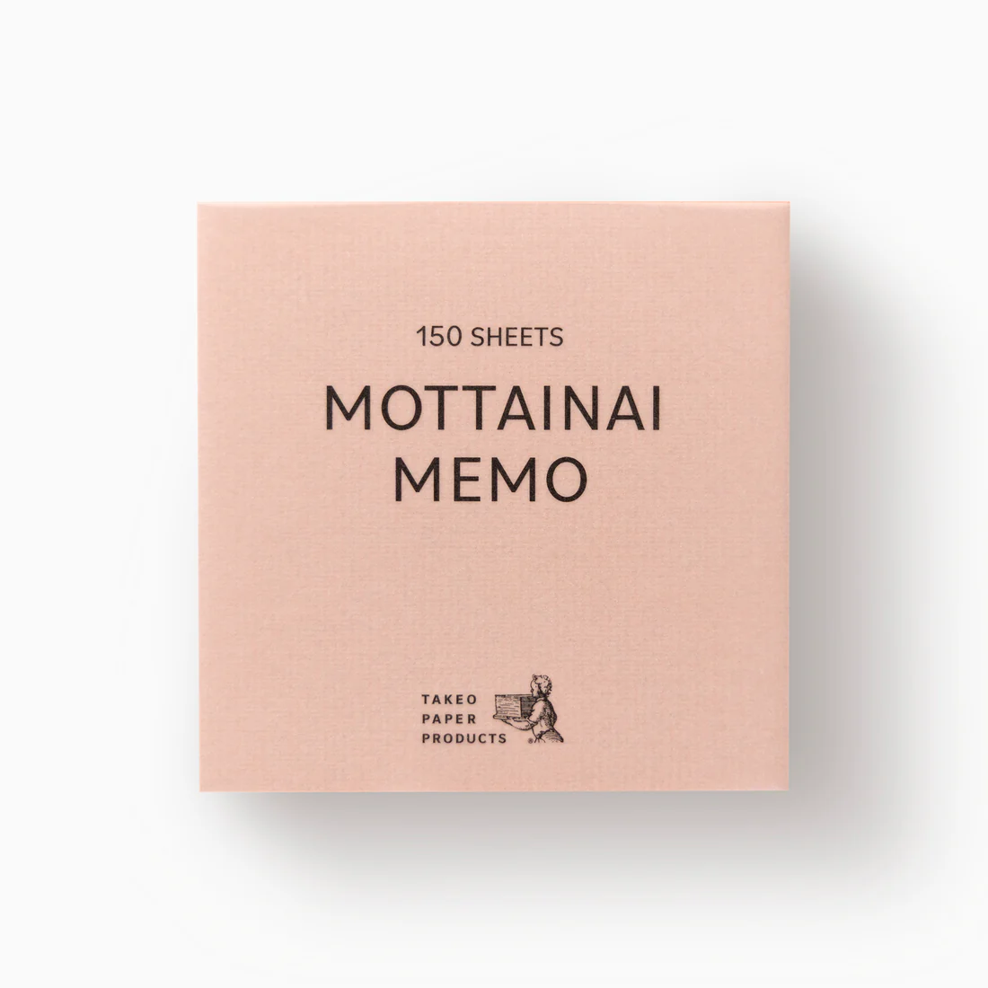 3色 便條本｜Jean Felt｜MOTTAINAI MEMO 系列 | TAKEO PAPER 日本