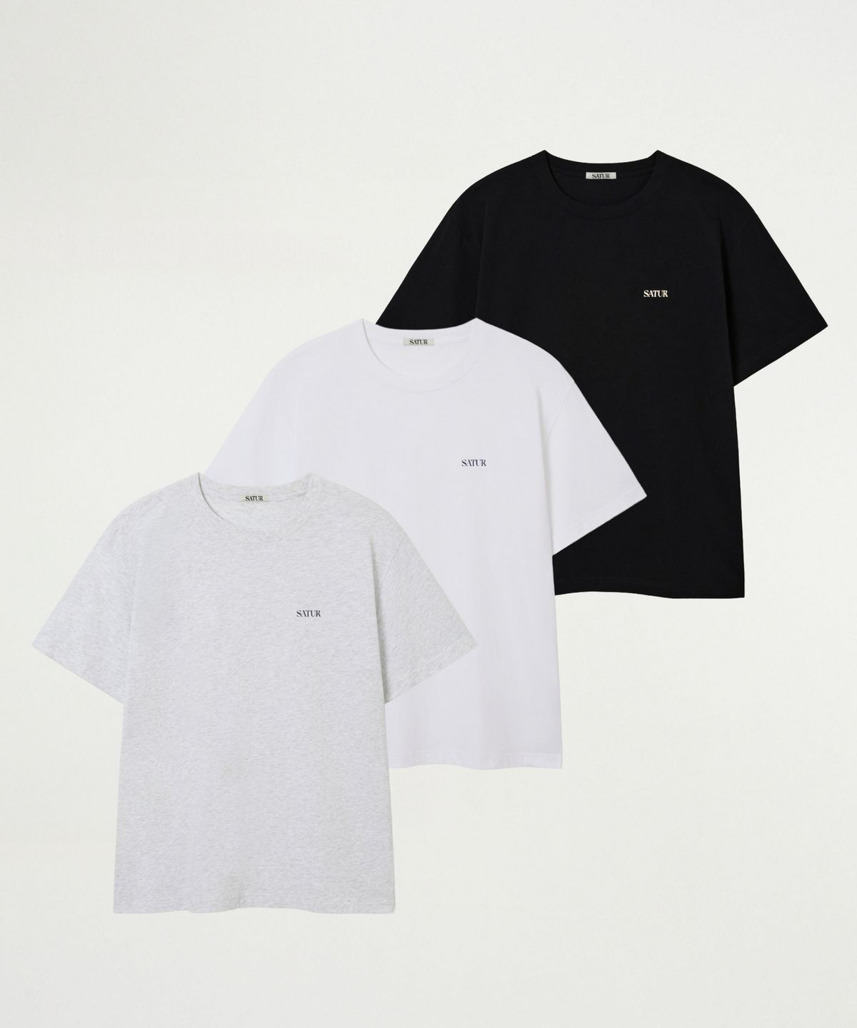 #預購 🇰🇷韓國 SATUR 三入組 基本款短袖