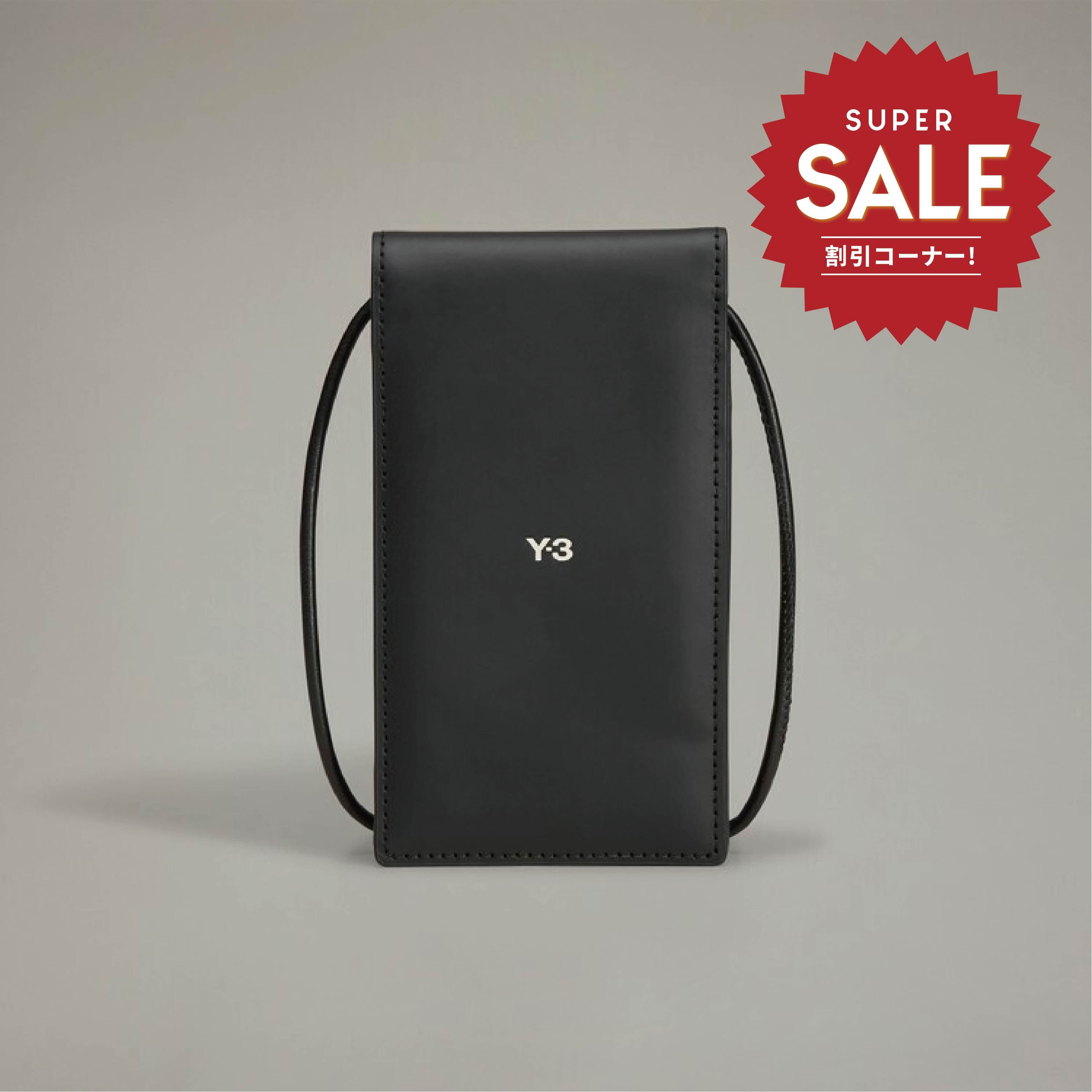 【 Y-3 PHONE CASE 皮革手機包 - 黑 】