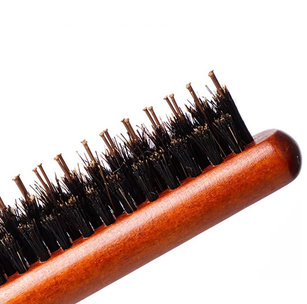 雙層 鬃毛包頭刮梳