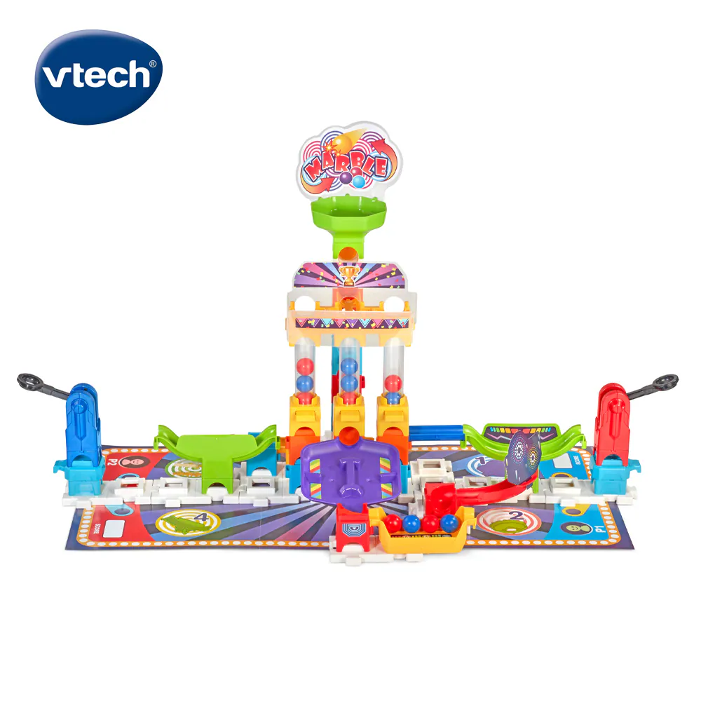 《 英國Vtech 》 智能滾球積木建構軌道組-競賽遊戲