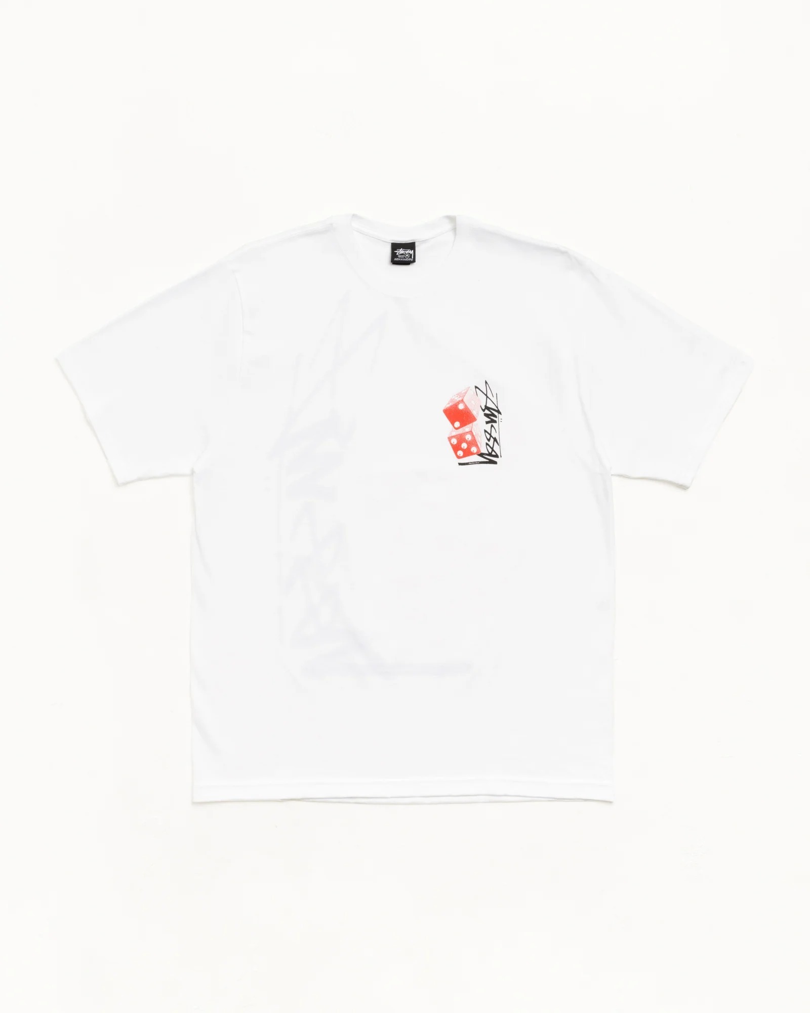 STUSSY TALL DICE TEE WHITE 骰子白色
