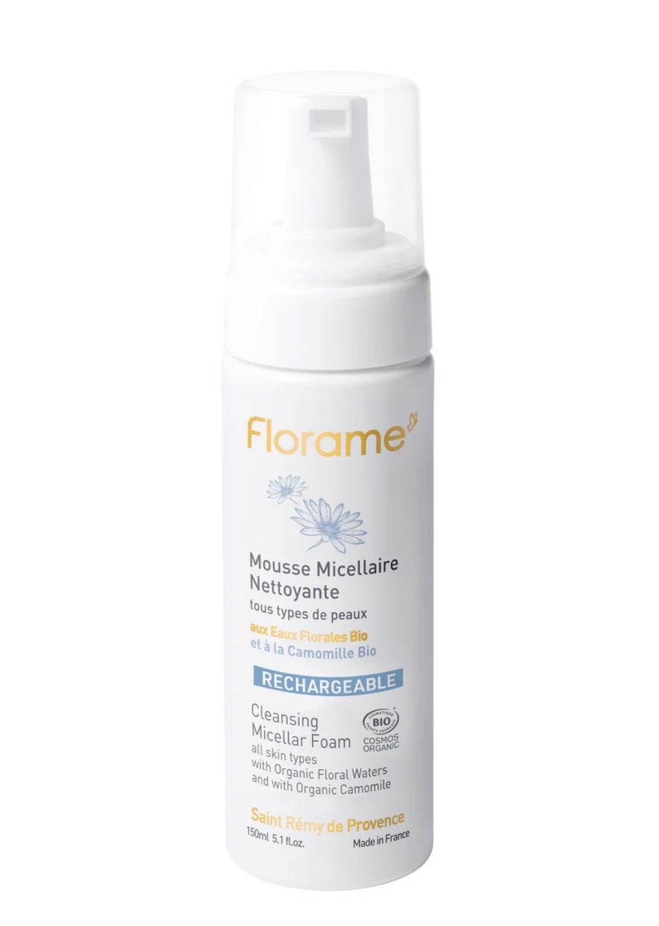 FLORAME Cleansing Micellar Foam 有機溫和潔面泡泡 [150ml]