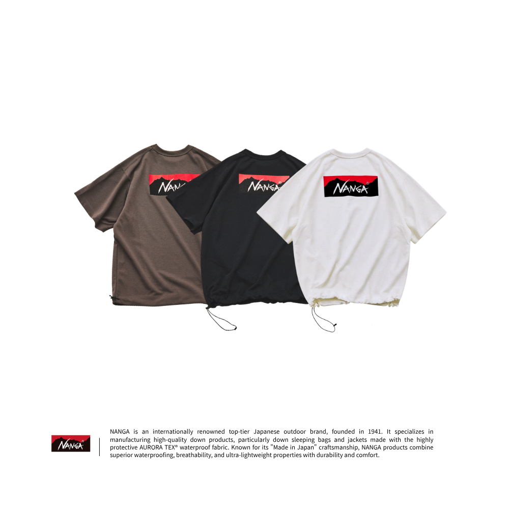 "代購" NANGA 別注款 neo-PRO 日本製 抽繩 經典背圖 短踢