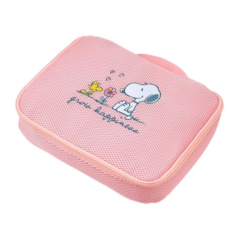 [連線] PEANUTS 史努比 透氣網眼收納袋