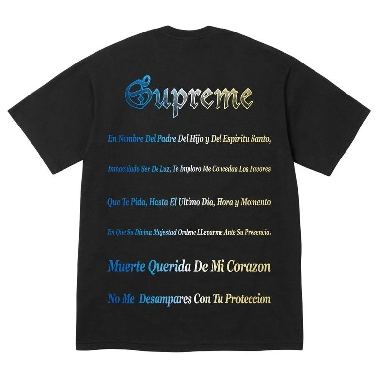 Supreme SS26 Grim Reaper Tee Black