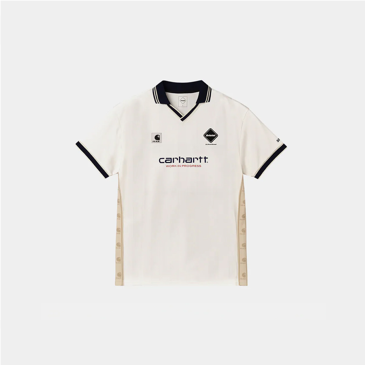CARHARTT WIP X F.C.REAL BRISTOL GAME SHIRTS F.C.R.B 聯名款 快乾 球衣 黑/白-A261049