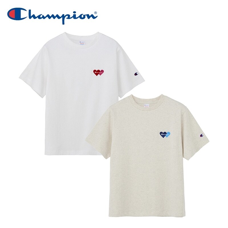 [連線] Champion 休閒寬鬆刺繡愛心T恤
