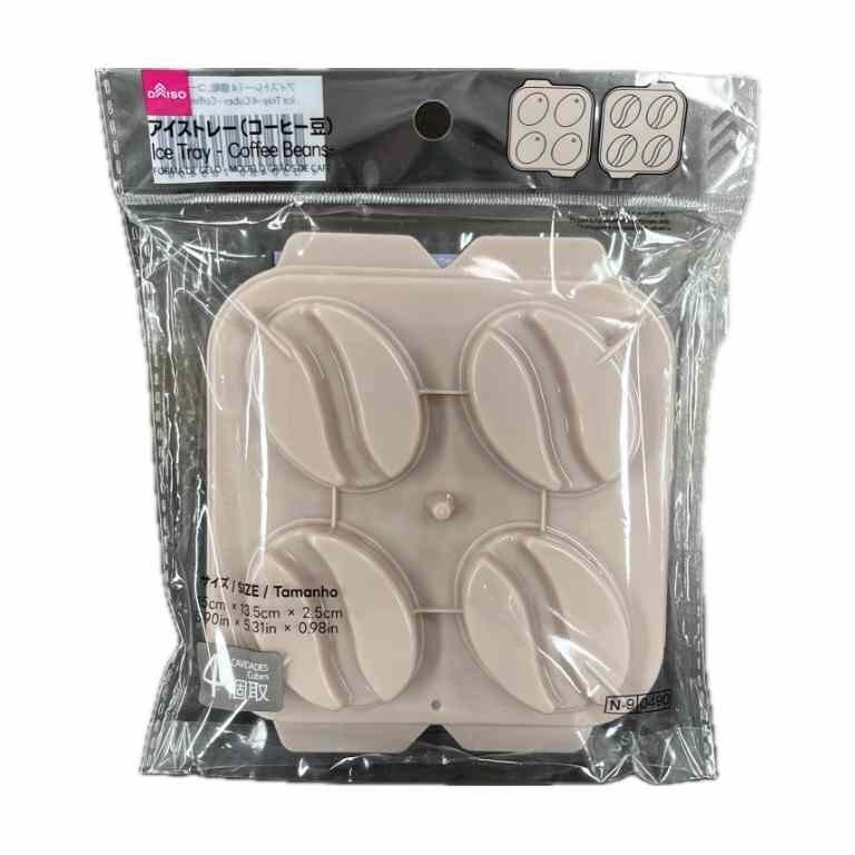造型製冰盒/4格 咖啡豆 15×13.5×2.5cm