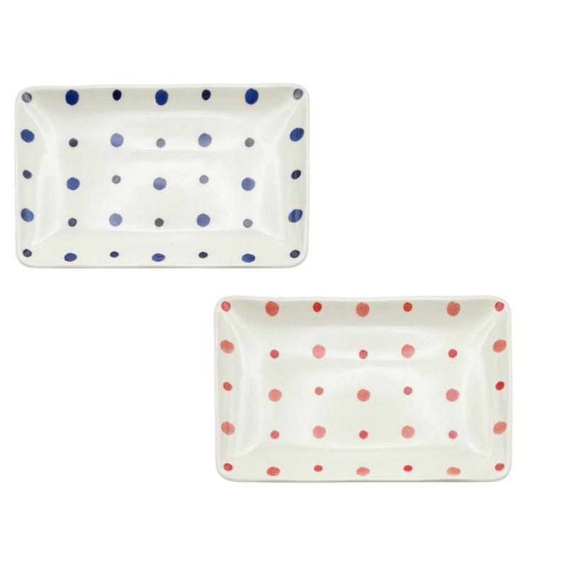 長盤/飛濺水玉 約16cm