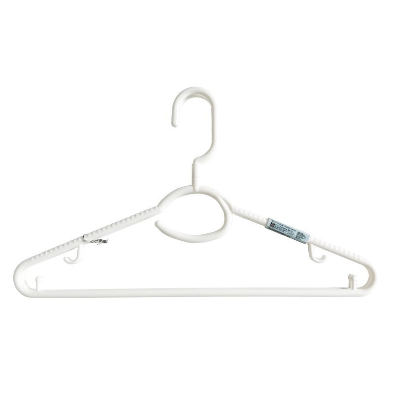 可旋轉式衣架/白 2入