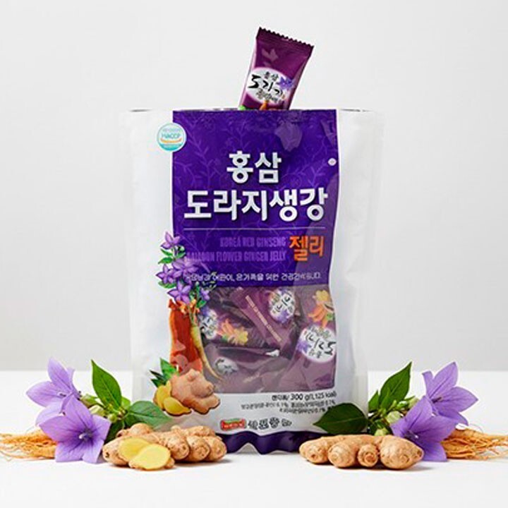 【直播】LX0410819 SANPHO 紅參、桔梗、薑汁軟糖 300G