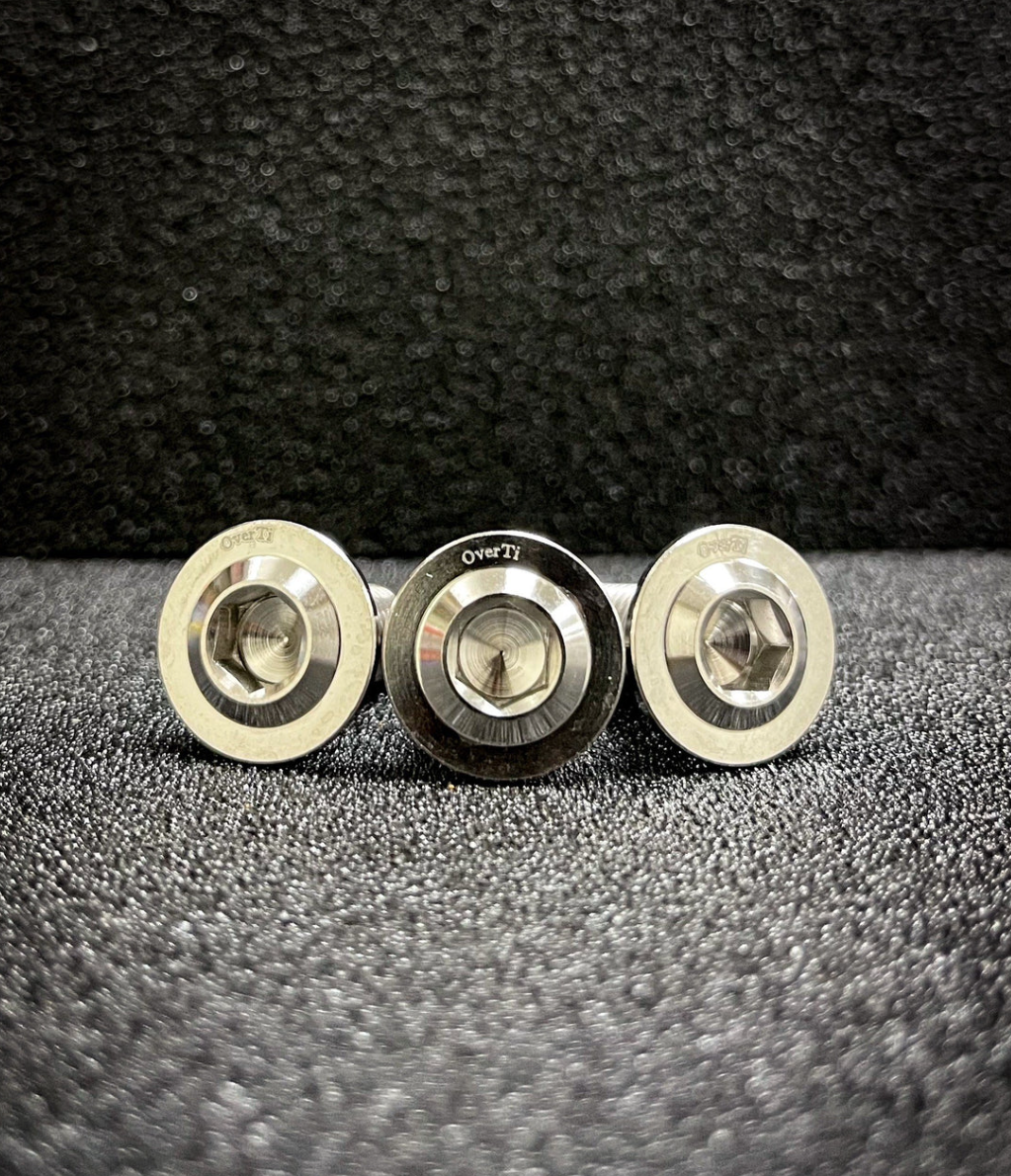 【OVER TI】 六代勁戰 水冷BWS AUGUR FORCE2.0 NMAX B8R 鈦合金 碟盤螺絲 套裝組