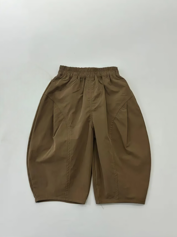 BYC04B051LB   日系摩卡拼接氣球褲