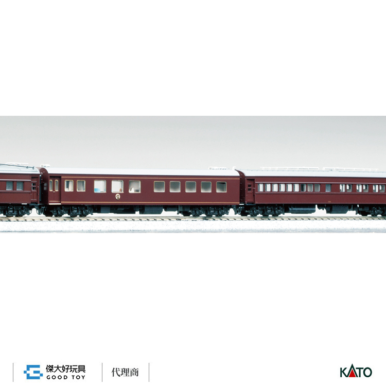 KATO 10-853 The Imperial Train 1st Formation (Showa Era Type) Five Car Set (5-Car Set)