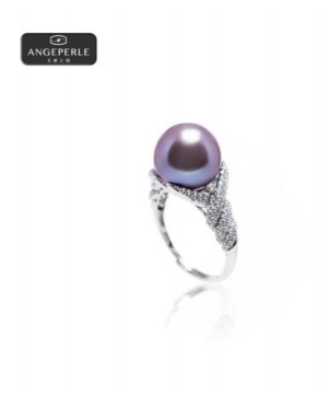 CF9112  天使之泪 S925银 淡水珍珠爱迪生戒 指   TSSLF97