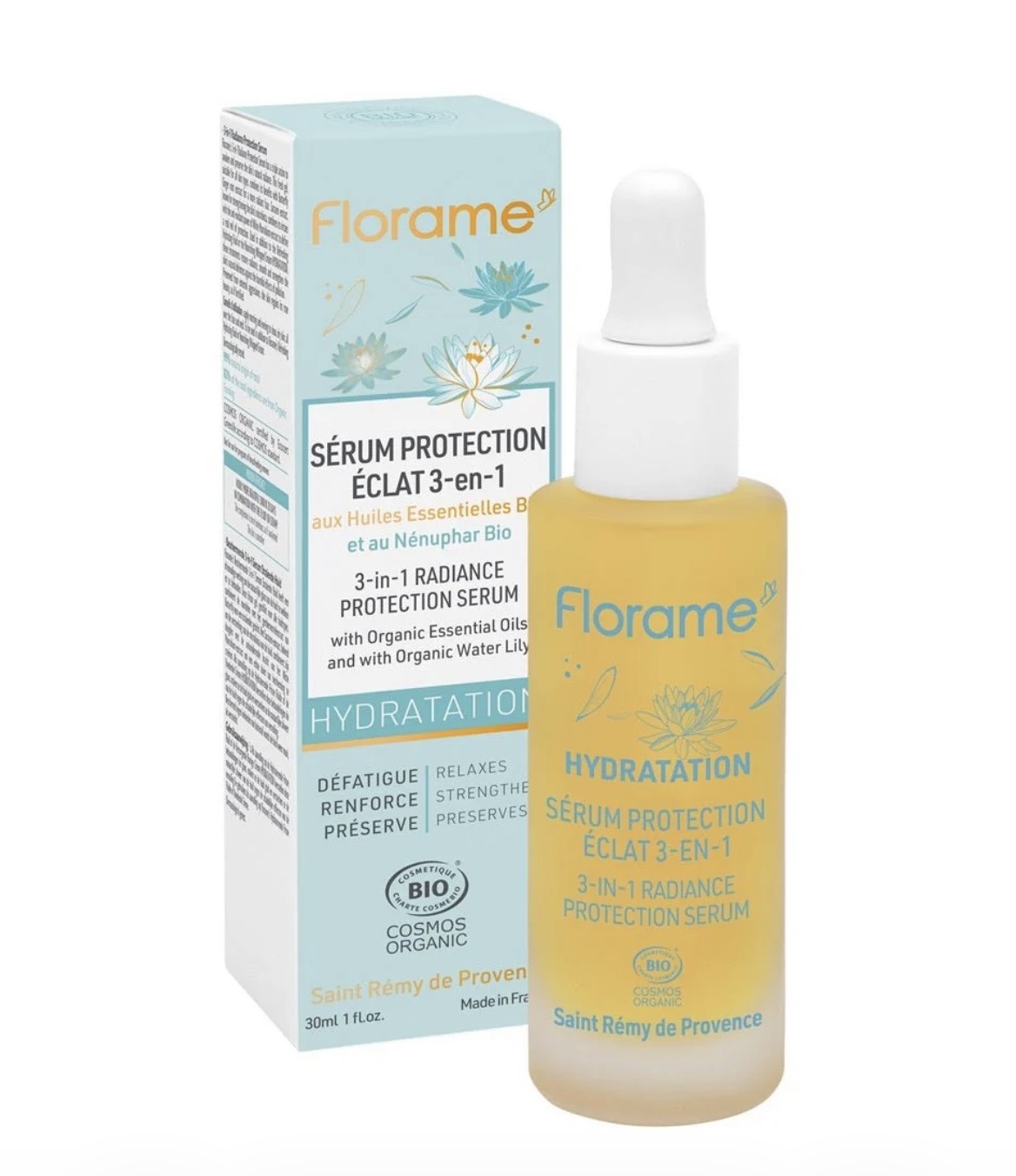 FLORAME 3-in-1 Radiance Protection Serum 有機睡蓮三合一光芒防護精華 [30ml]