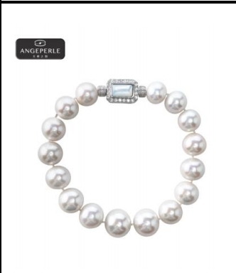 CF9126  天使之泪 S925银 淡水珍珠珈白丽方 糖手链  TSJ460