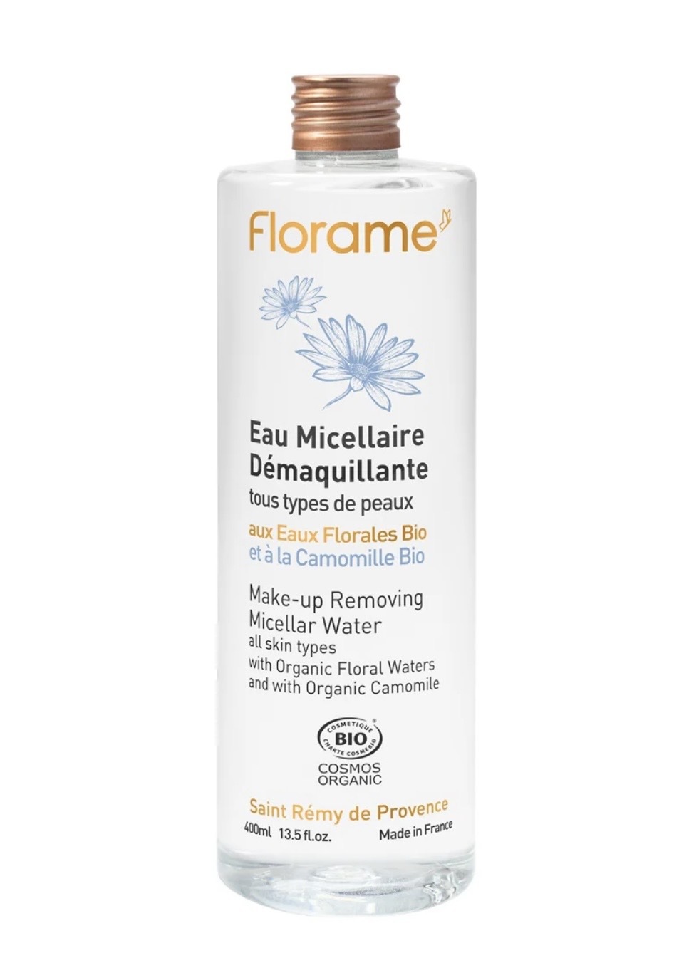FLORAME Organic Make-up Removing Micellar Water 有機低敏面部卸妝水 [400ml]