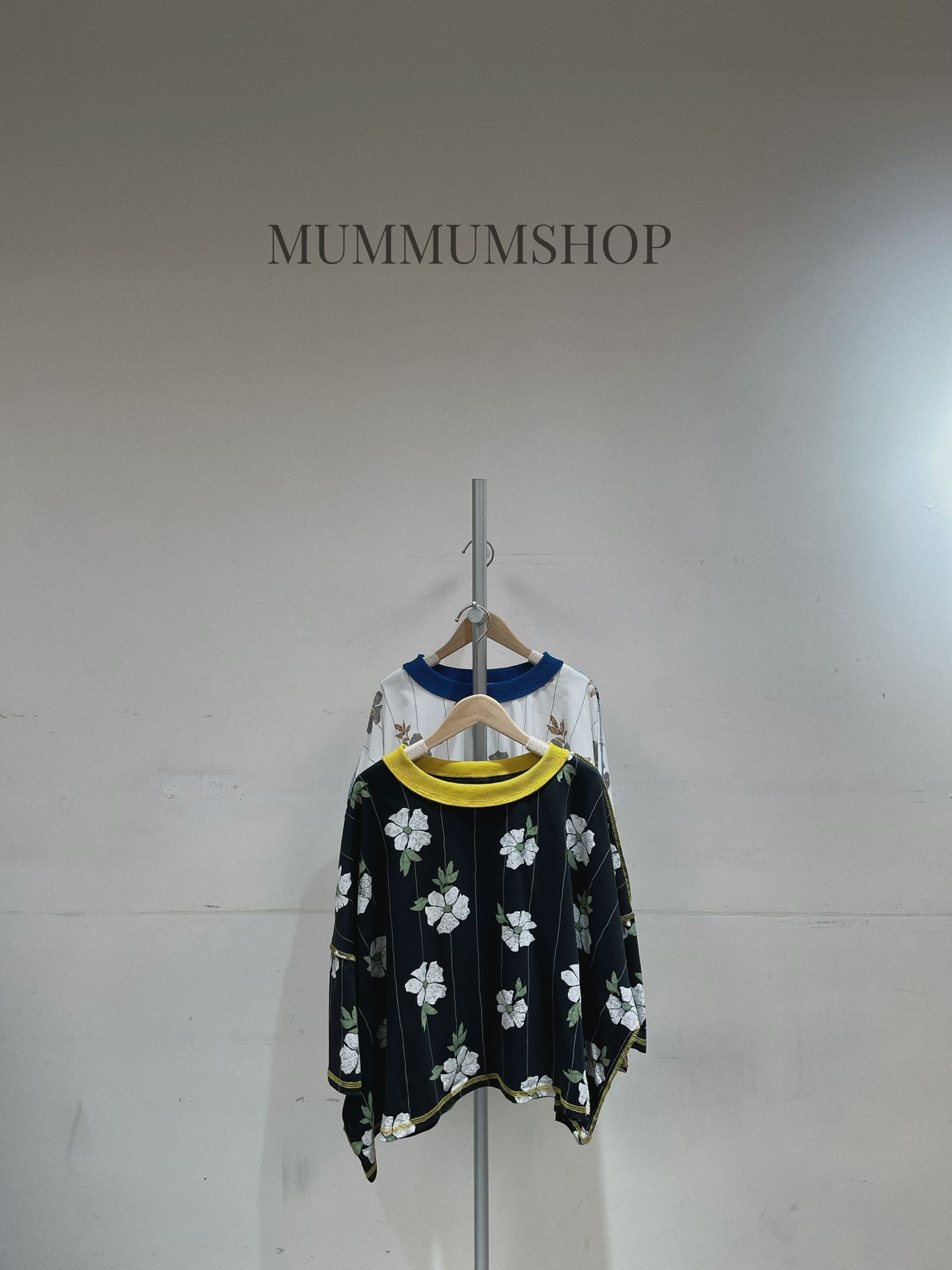 0213252a/復古印花線條闊身短袖　66/66/21