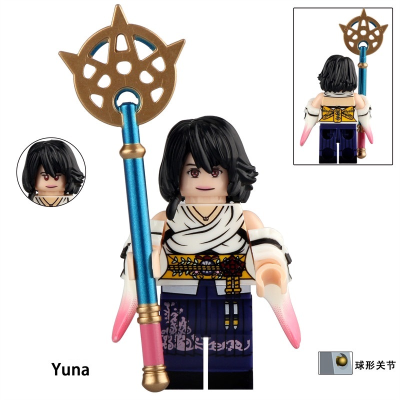 Final Fantasy Yuna Custom Minifigures fit Lego DT8907 DT040