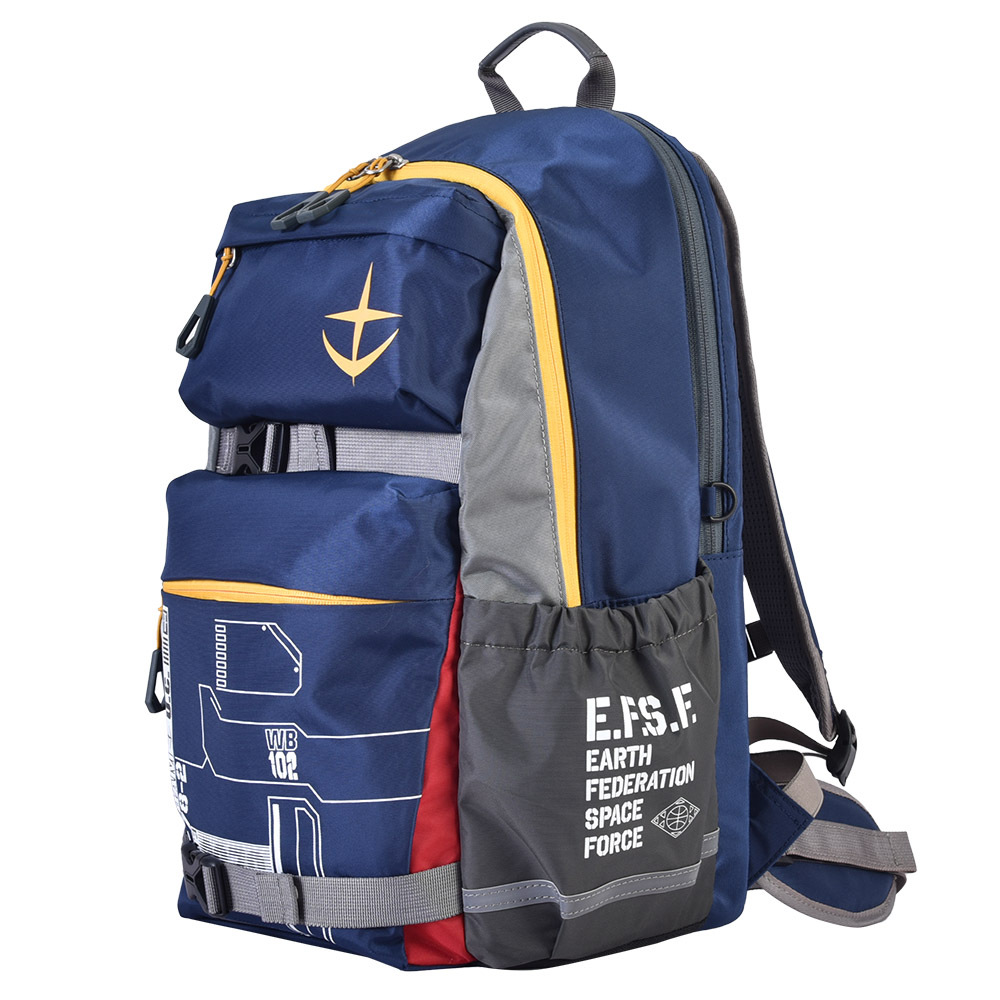 IMPACT 怡寶 機動戰士鋼彈 AGS回彈減壓護脊書包 大型 深藍 IMSNA242017AP98