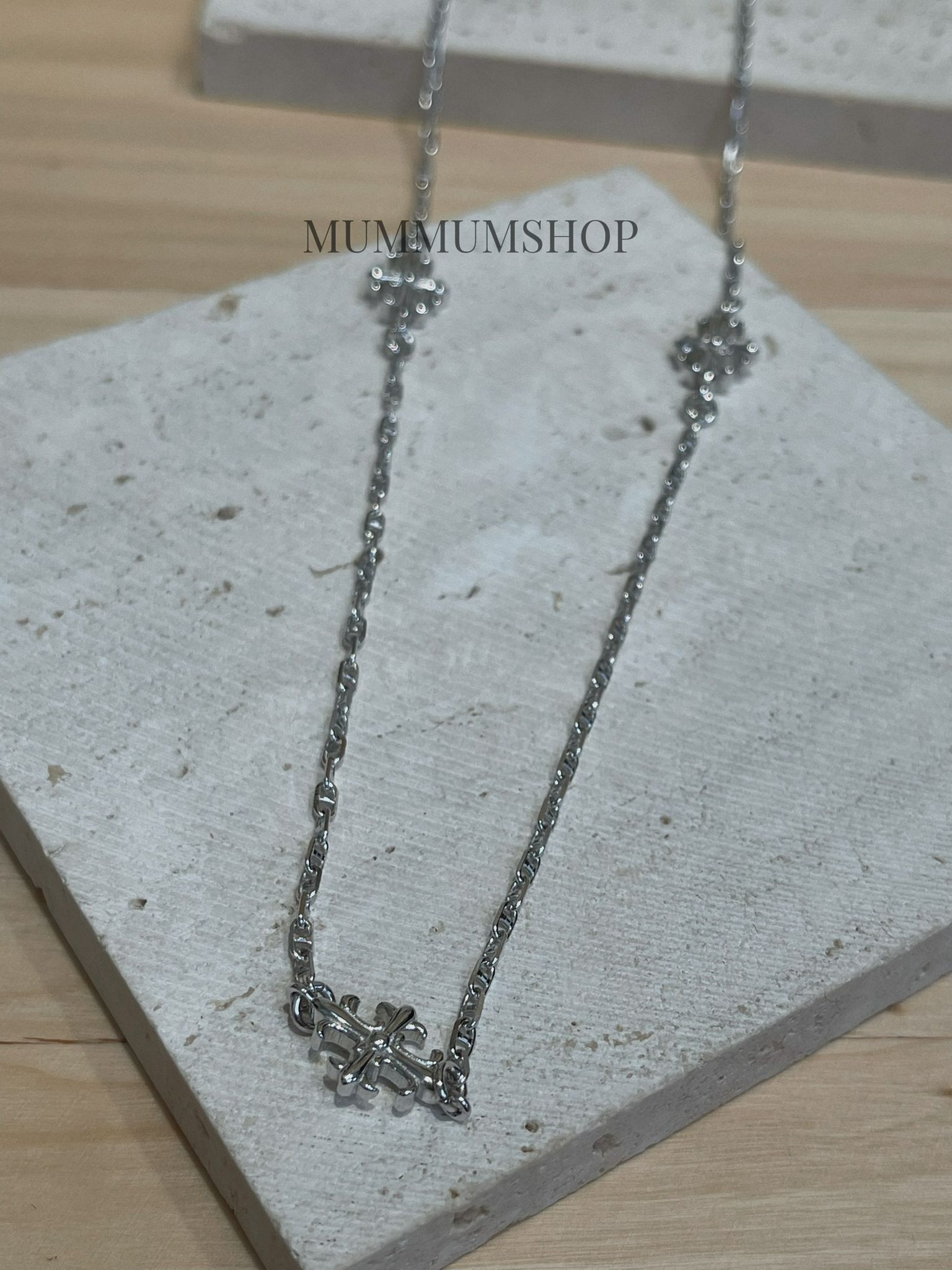 SL13285/潮流有型十字架頸鏈