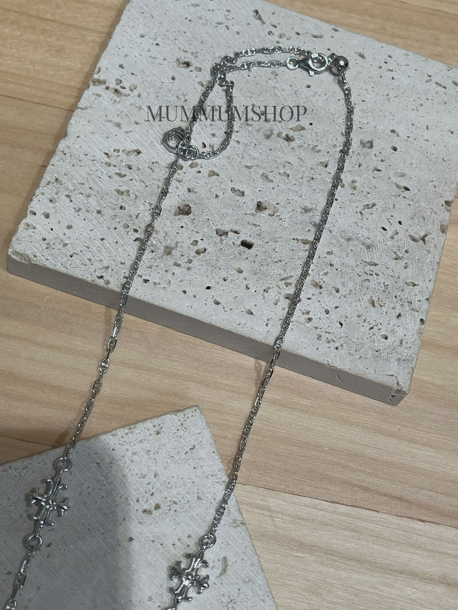 SL13285/潮流有型十字架頸鏈