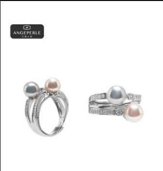 CF9136  天使之泪 S925银 海水珍珠aKoya真 多麻戒指  TSZZN76