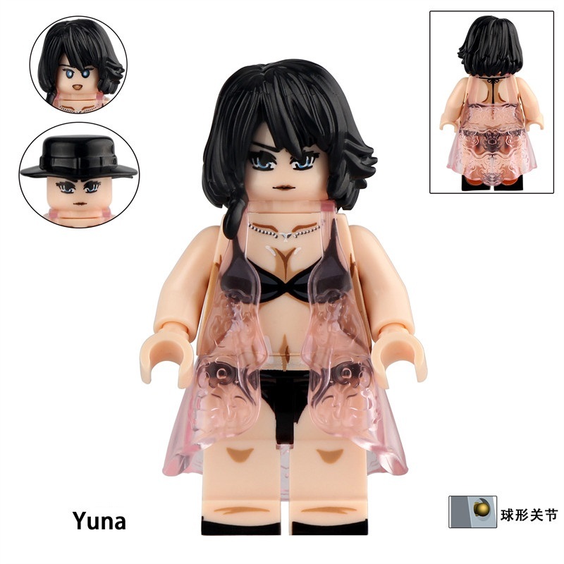 Final Fantasy Yuna Custom Minifigures fit Lego DT8907 DT041