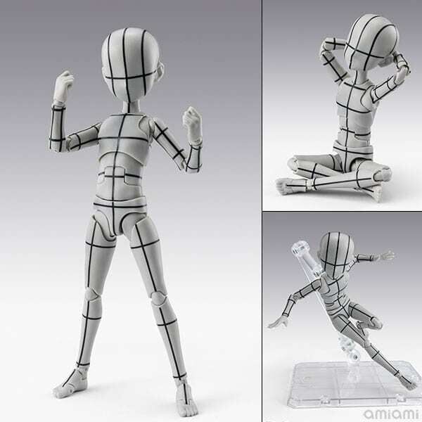 預購26/08 S.H.Figuarts 代理版 S.H.F. 男性素體 杉森建 線框 (Gray)