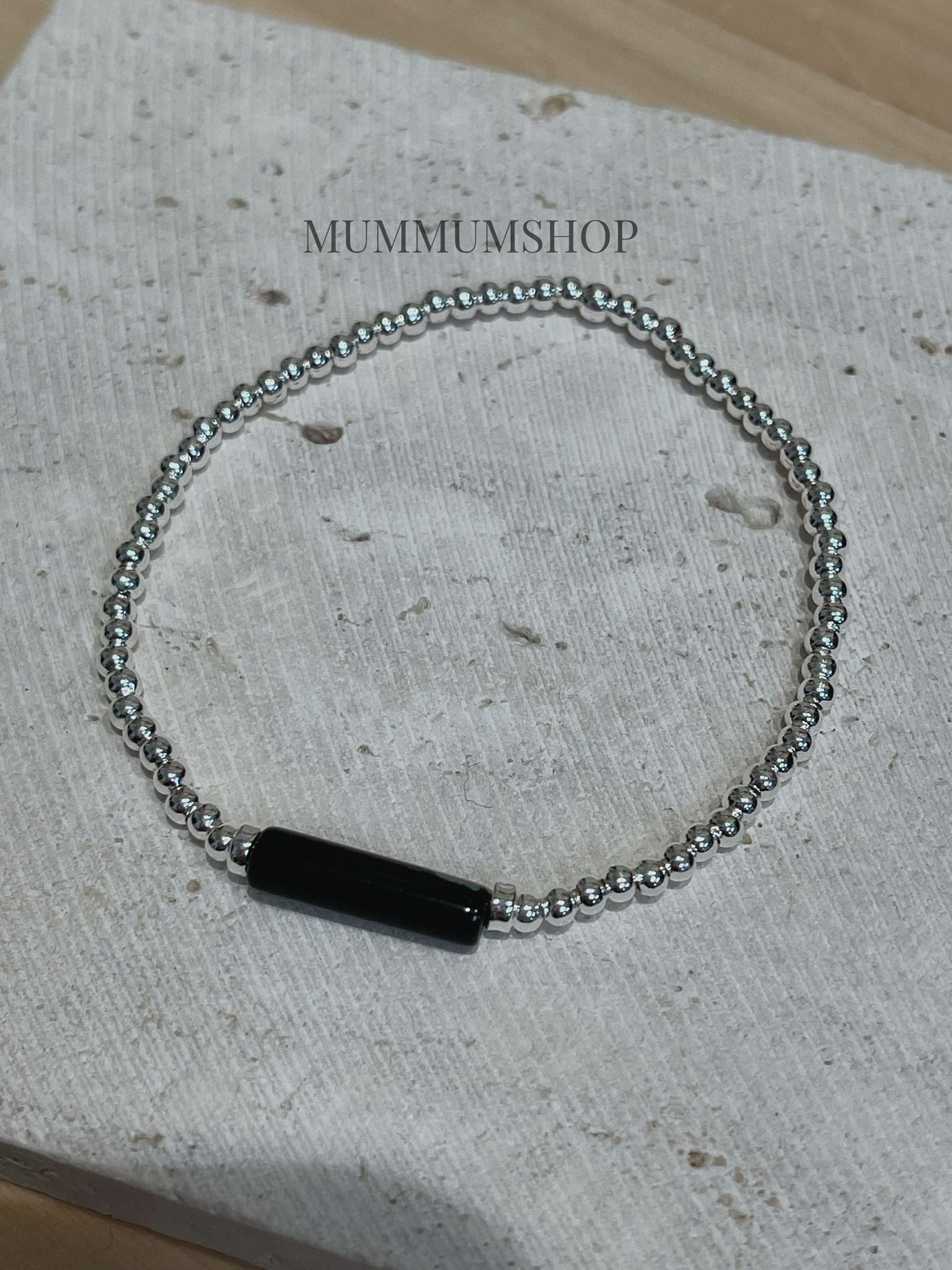 SL13292/黑長石手鏈