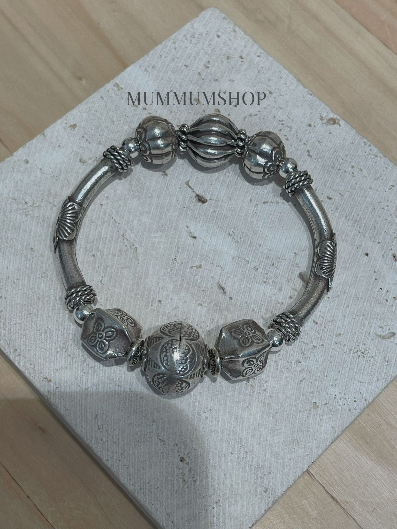 SL13296/粗糙民族風手鐲