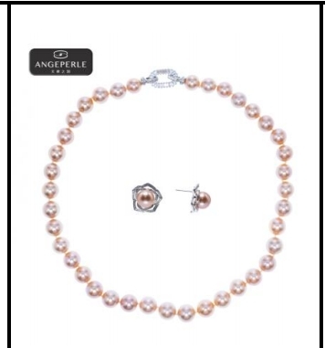 CF9144  天使之泪 S925银 淡水珍珠爱迪生紫 珠项链耳钉  TSSL238