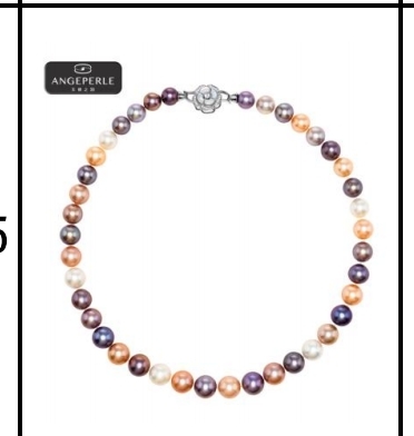 CF9145  天使之泪 S925银 幻彩繁花淡水珍珠 爱迪生糖果珍珠项 链    TSAW165