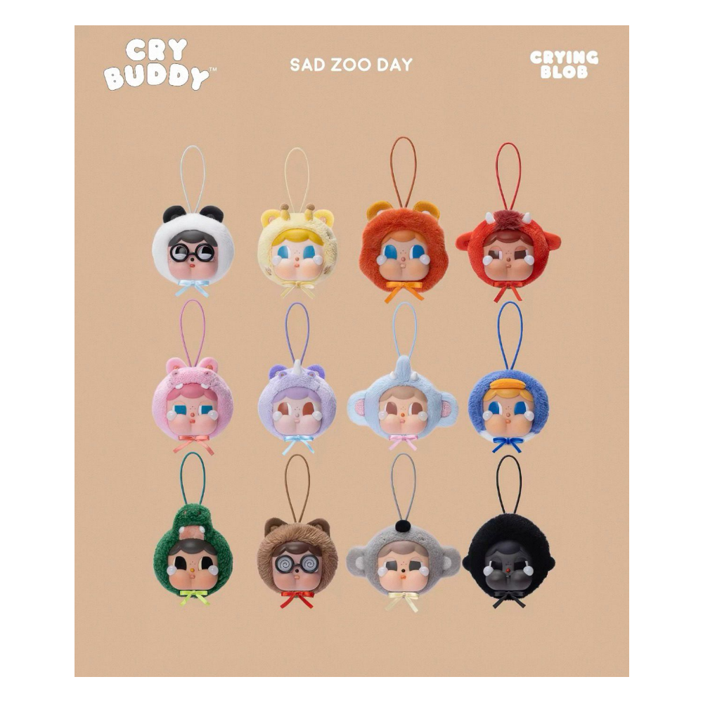 POP MART CRYBUDDY Crybuddy Molly Factory Sad Zoo Day 公仔掛件扭蛋 泰國限定 🇹🇭