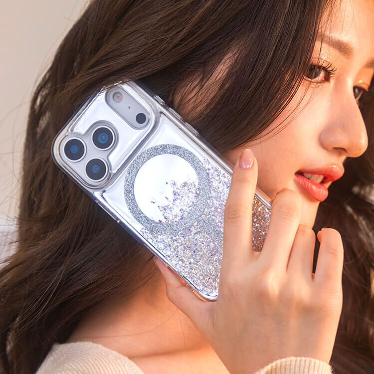 銀光閃閃遇見閃耀鏡面殼 (MagSafe磁吸) - iPhone防摔手機殼