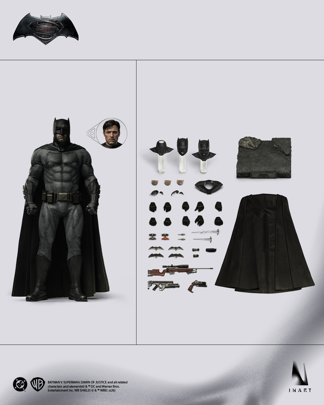Inart- BvS: Dawn of Justice - Batman 1/6 Collectible Fi