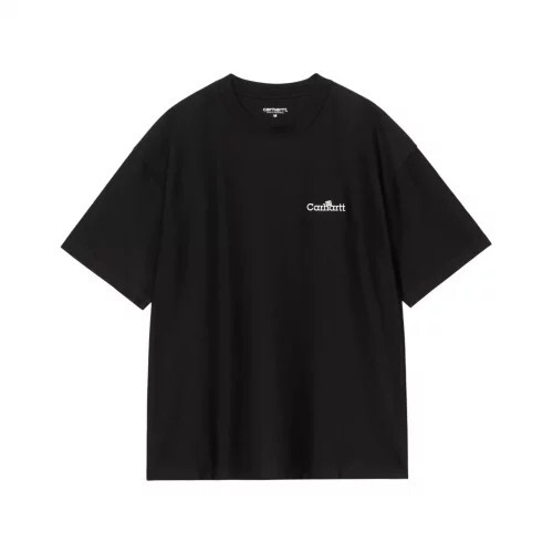 CARHARTT WIP S/S WIP LABEL T-SHIRT 小LOGO 標籤 短Ｔ 黑/白色-I036180