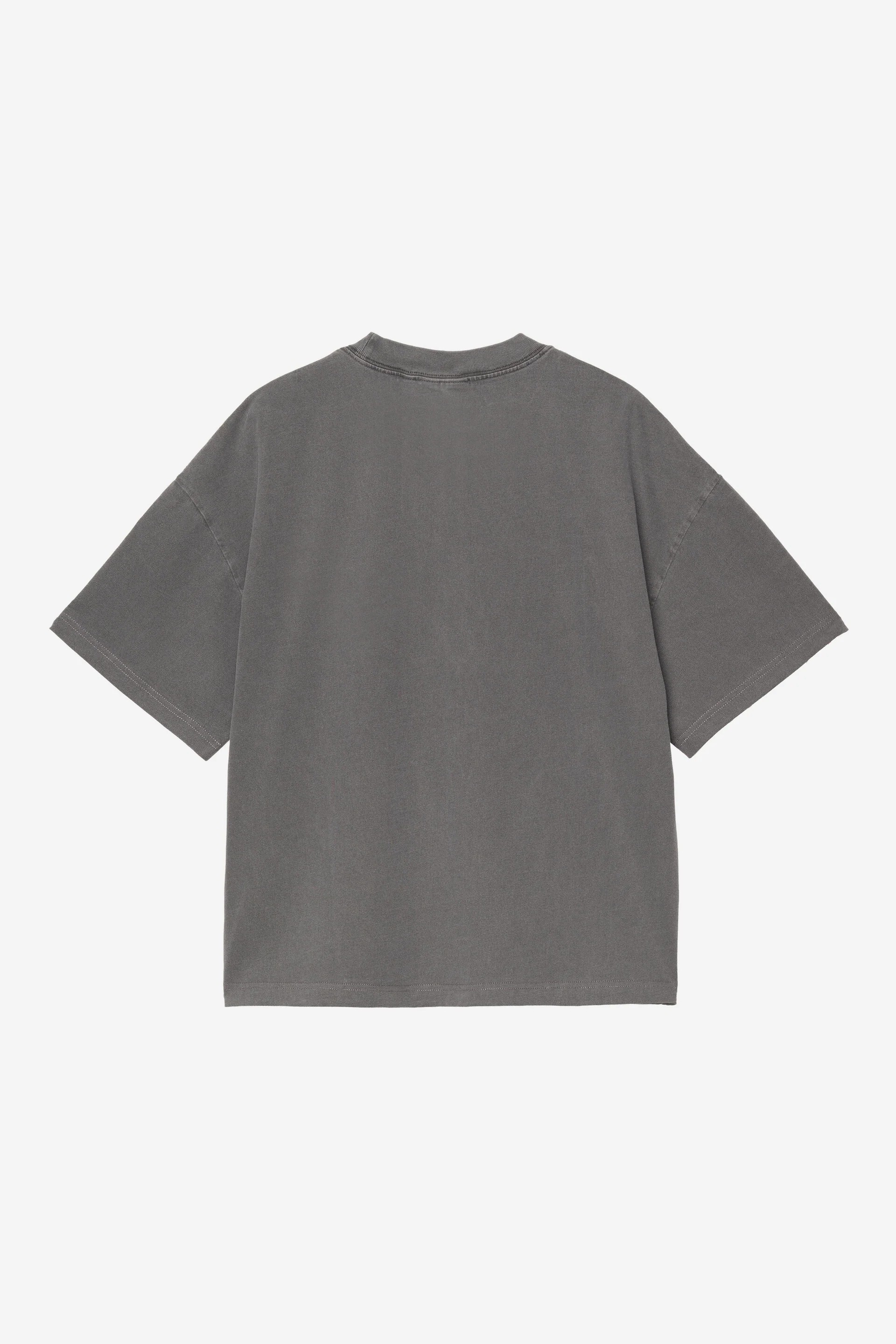 CARHARTT WIP S/S BENTON T-SHIRT 刺繡標誌 寬鬆版 染色工藝 灰色-I036599