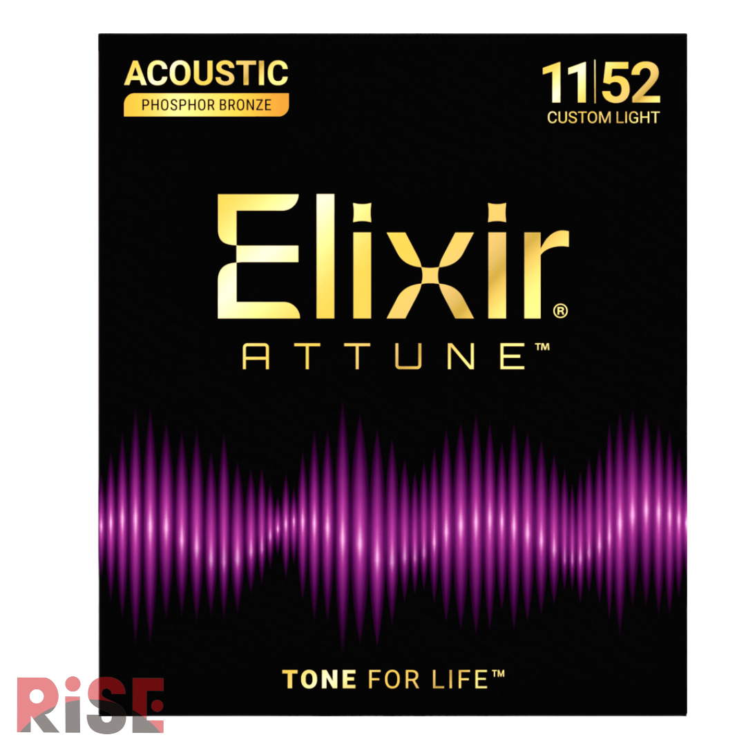 ELIXIR 11-52 頂級木吉他弦 Attune 青磷銅(紅銅) 奈米包覆層 21027