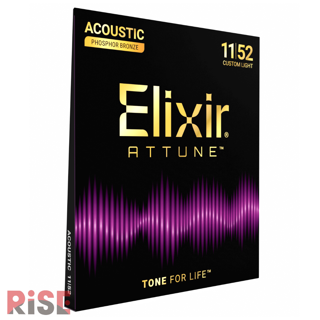 ELIXIR 11-52 頂級木吉他弦 Attune 青磷銅(紅銅) 奈米包覆層 21027