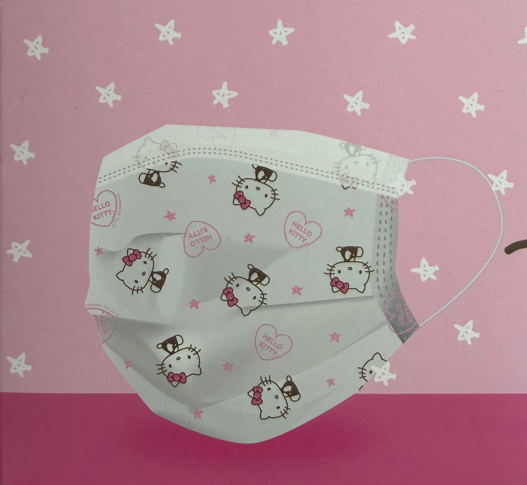 KAYJAY 平面口罩 138x75mm -Hello Kitty 非獨立包裝 1包50片